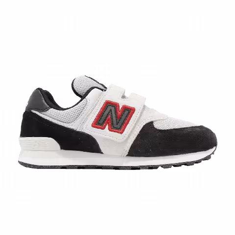 New Balance 574 Little Kid Wide 'Black Nimbus Cloud Red'