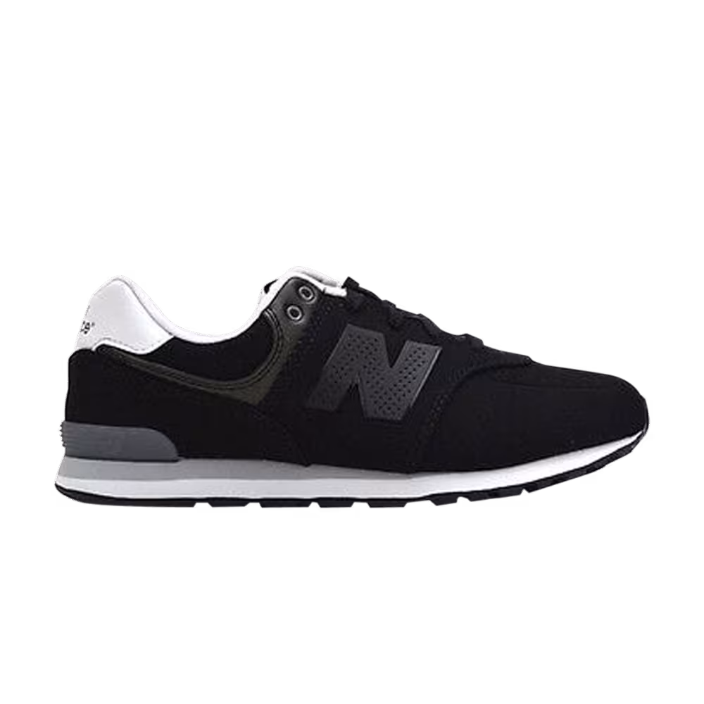 New Balance 574 Big Kid Wide Black