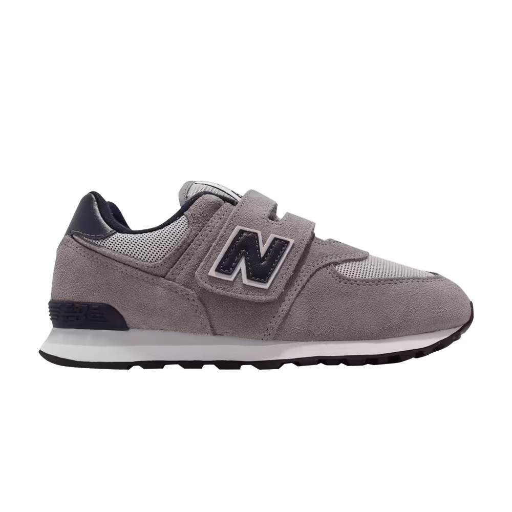 New Balance 574 Little Kid Wide Grey Navy