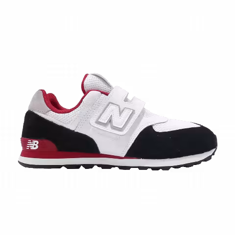 New Balance 574 Kids Wide 'White Black Red'