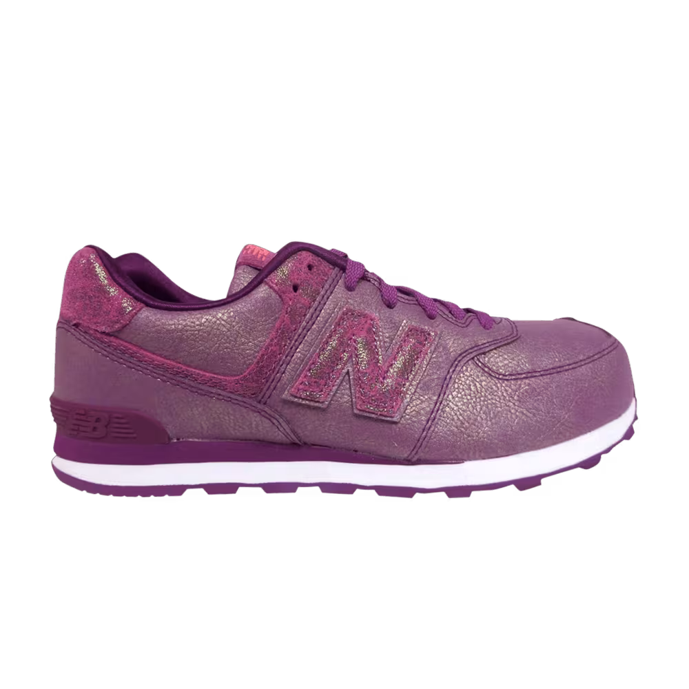New Balance 574 Big Kid Mineral Glow