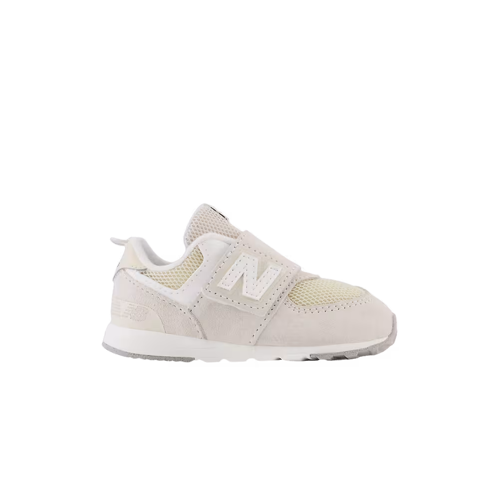 New Balance 574 Hook & Loop Toddler Moonbeam Bone