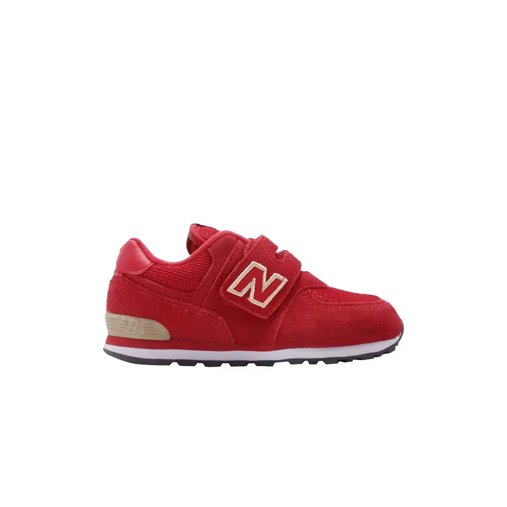 New Balance 574 Strap infant Wide Red Gold