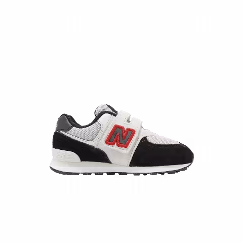 New Balance 574 Toddler Wide 'Black Nimbus Cloud Red'