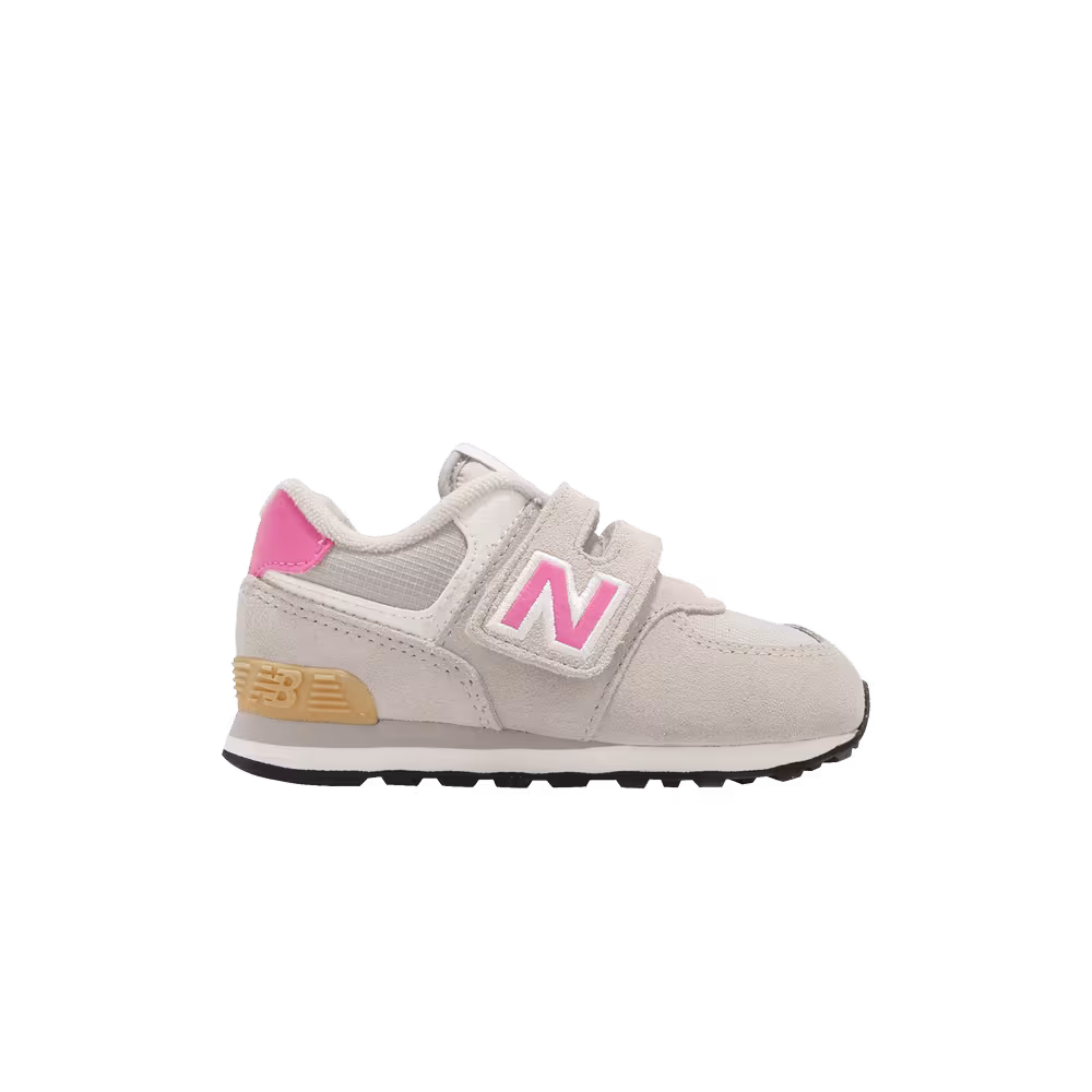 New Balance 574 Toddler Wide Timberwolf Lollipop