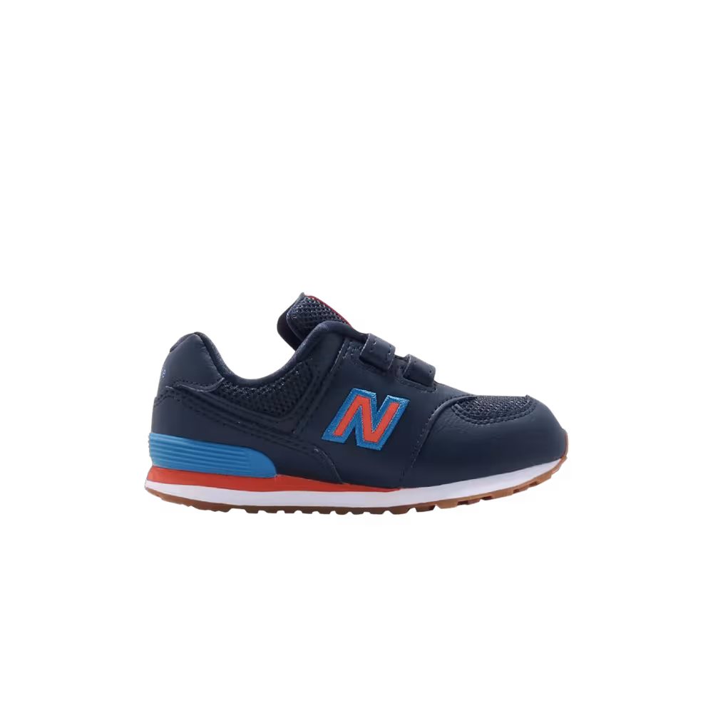 New Balance 574 Wide Toddler Navy Orange