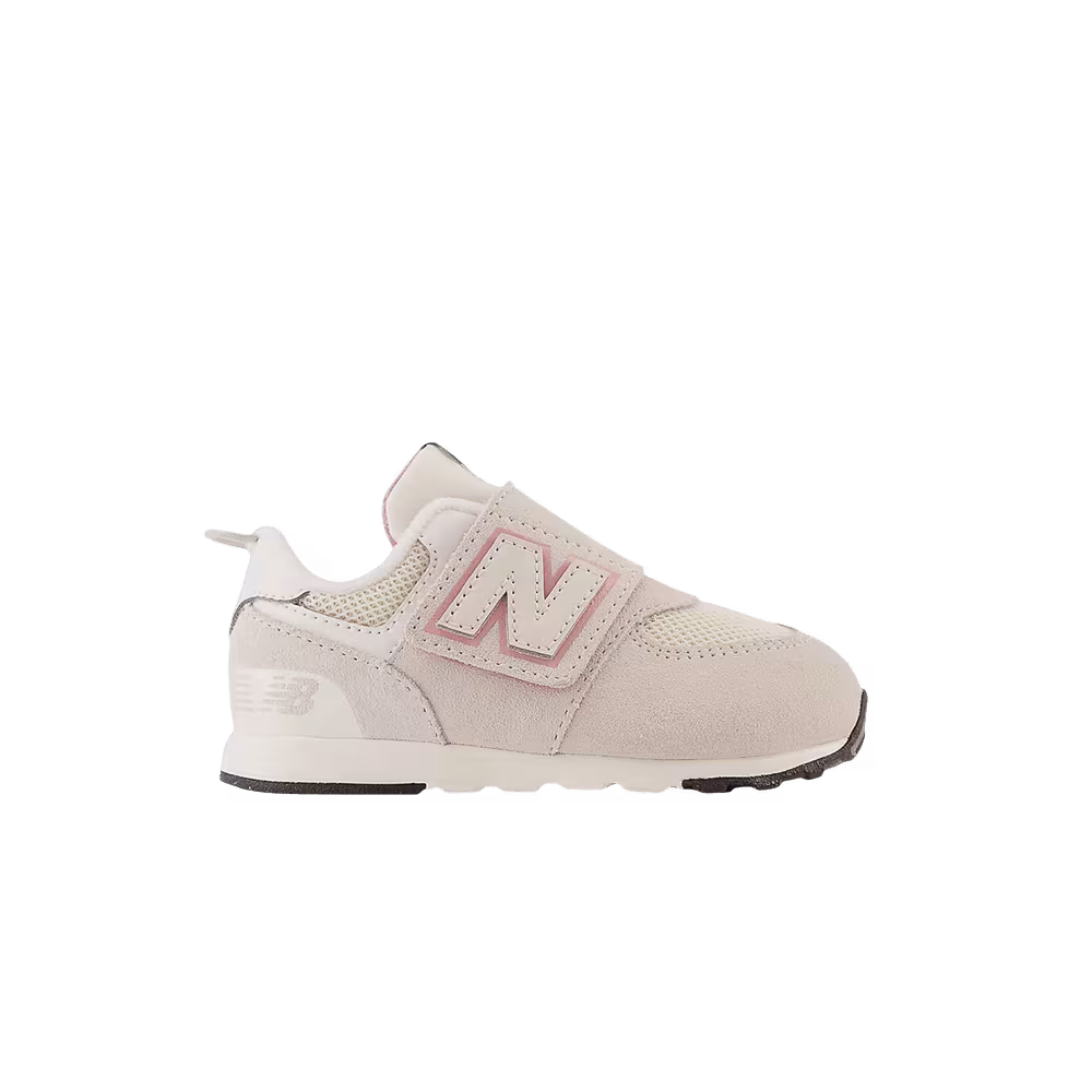 New Balance 574 New-B Hook & Loop Toddler Wide Moonbeam Hazy Rose