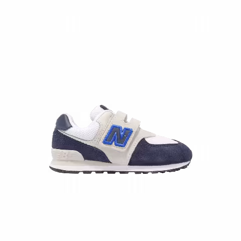 New Balance 574 Toddler Wide 'White Navy'