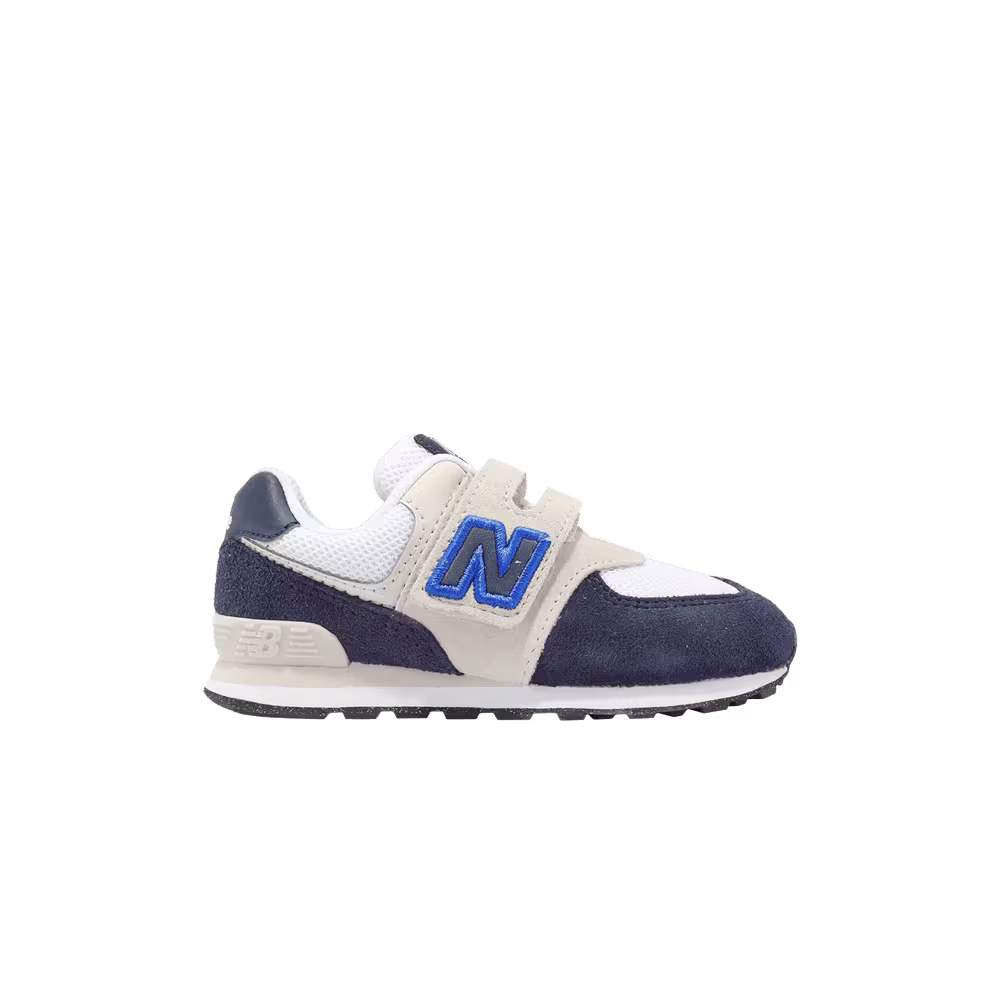 New Balance 574 Toddler Wide White Navy