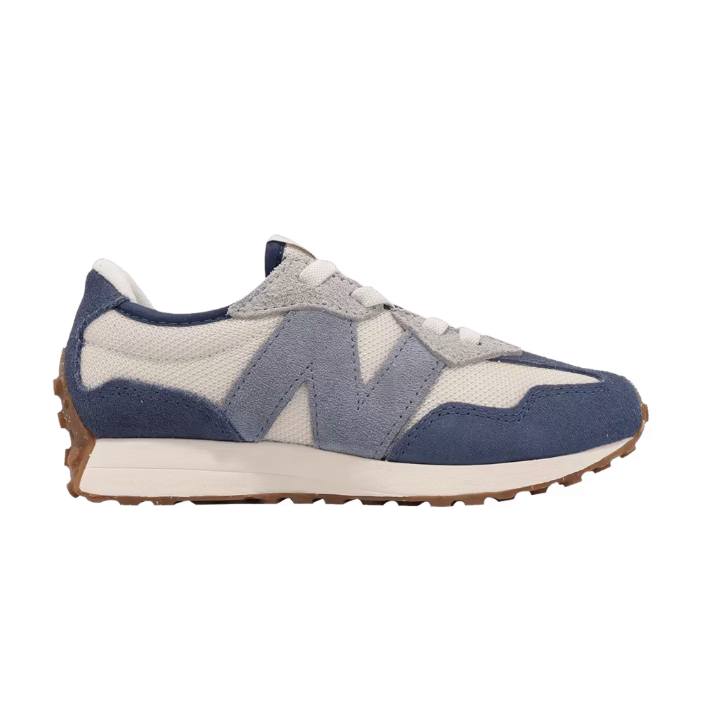 New Balance 327 Bungee Lace Little Kid Wide Vintage Indigo