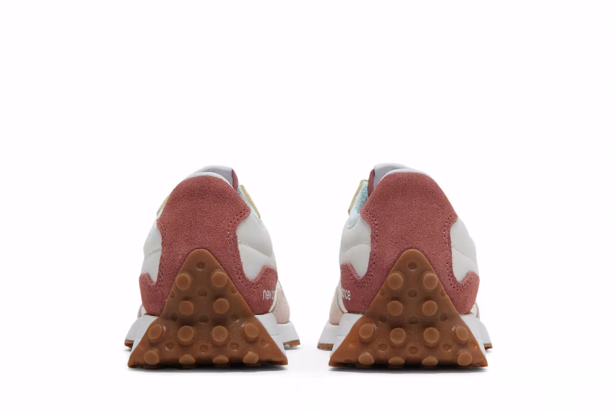 New Balance 327 Kids Wide Oyster Pink Henna, view 7