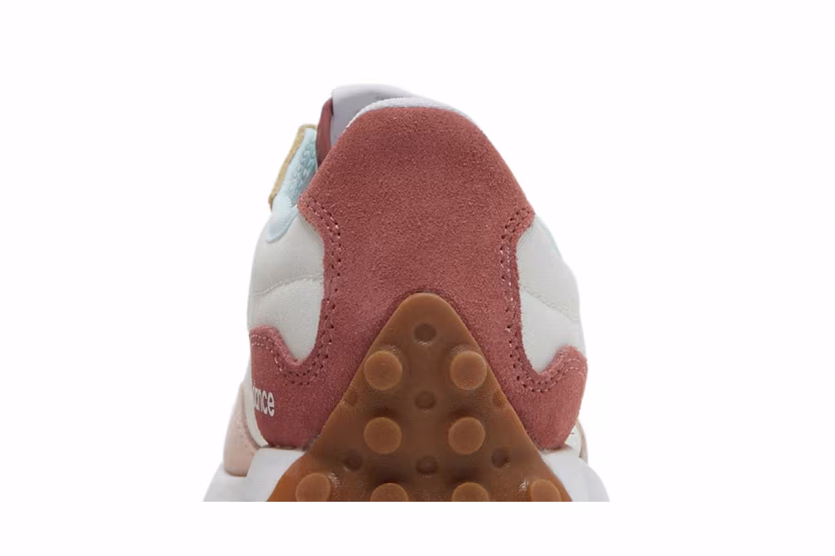 New Balance 327 Kids Wide Oyster Pink Henna, view 8