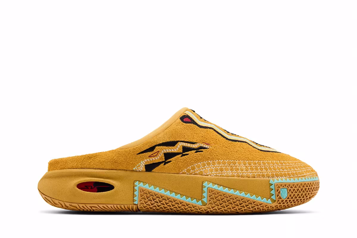 Anta Kai 2 Mules Yellow White Black, view 2