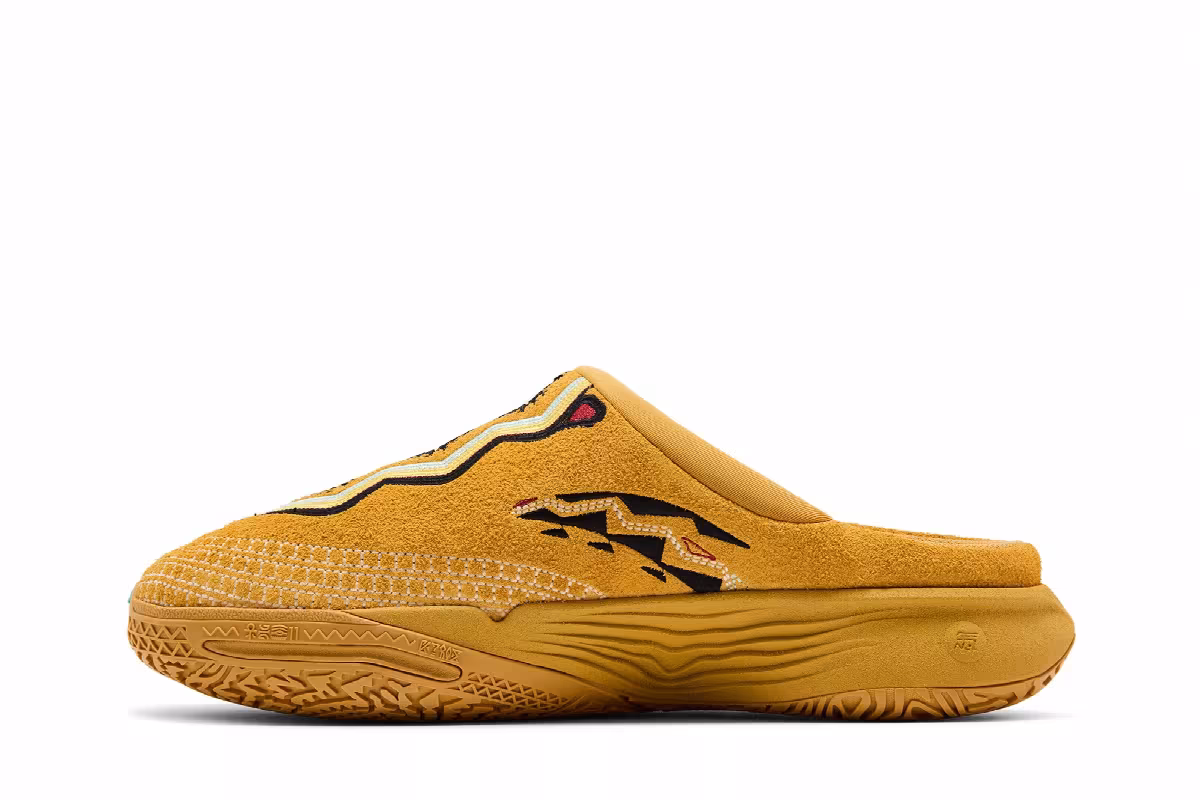 Anta Kai 2 Mules Yellow White Black, view 4