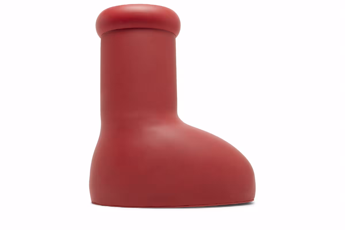 MSCHF Big Red Boot, view 2