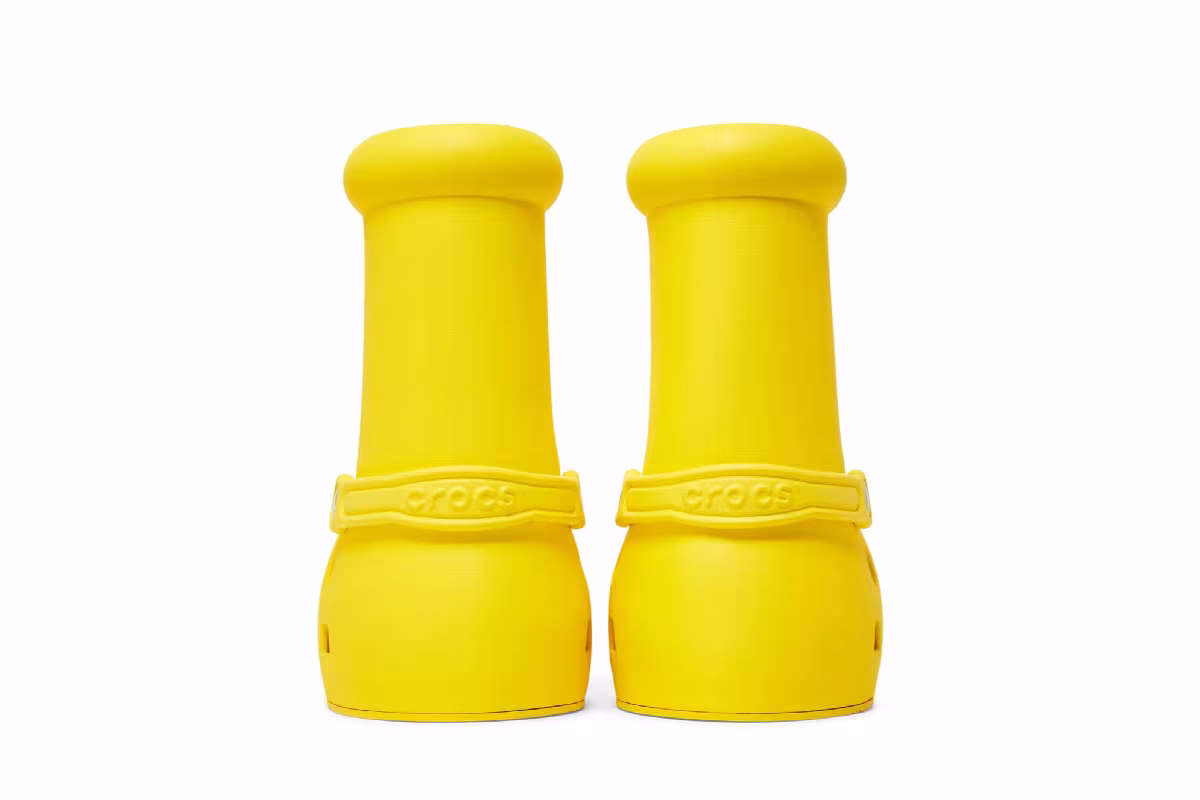 Crocs x MSCHF Big Red Boot Yellow, view 7