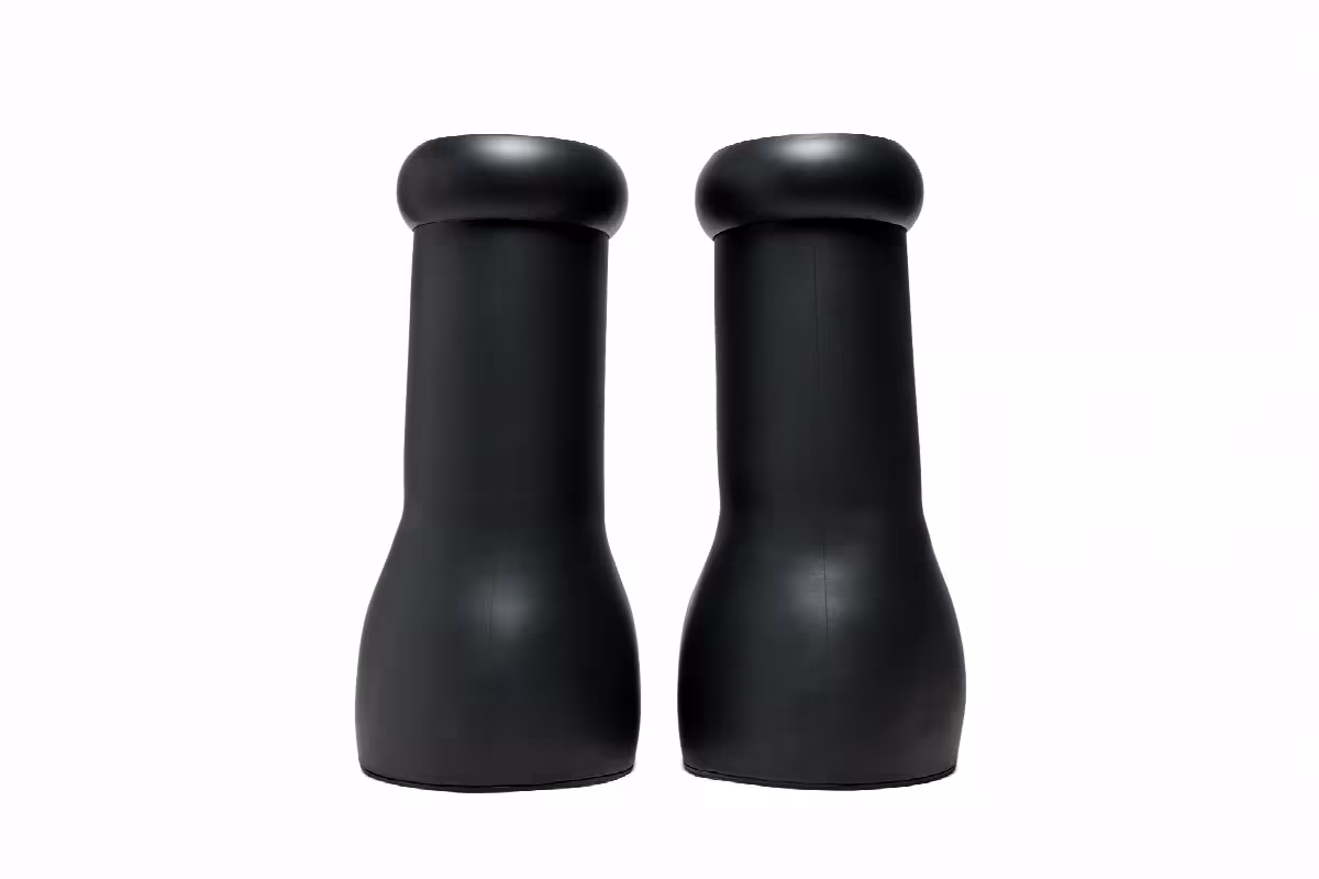 MSCHF Big Red Boot Black, view 7