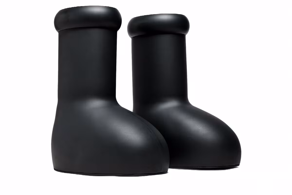 MSCHF Big Red Boot Black, view 9