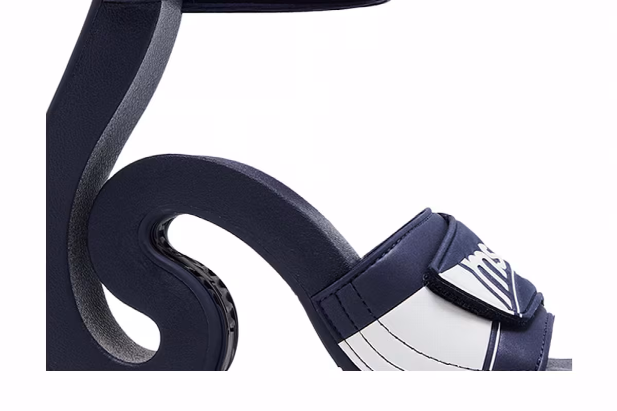 MSCHF Women's Flipped Flop Navy, view 3