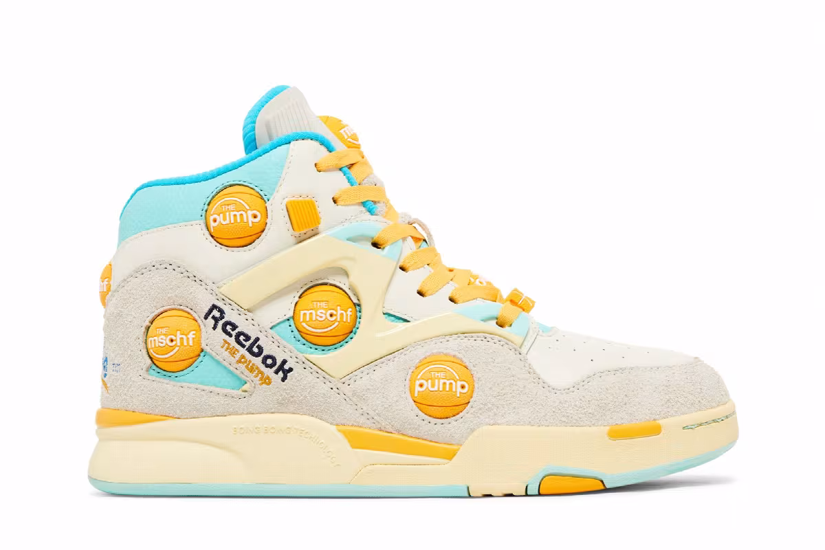 MSCHF x Pump Omni Zone IX Sunbleached, view 2