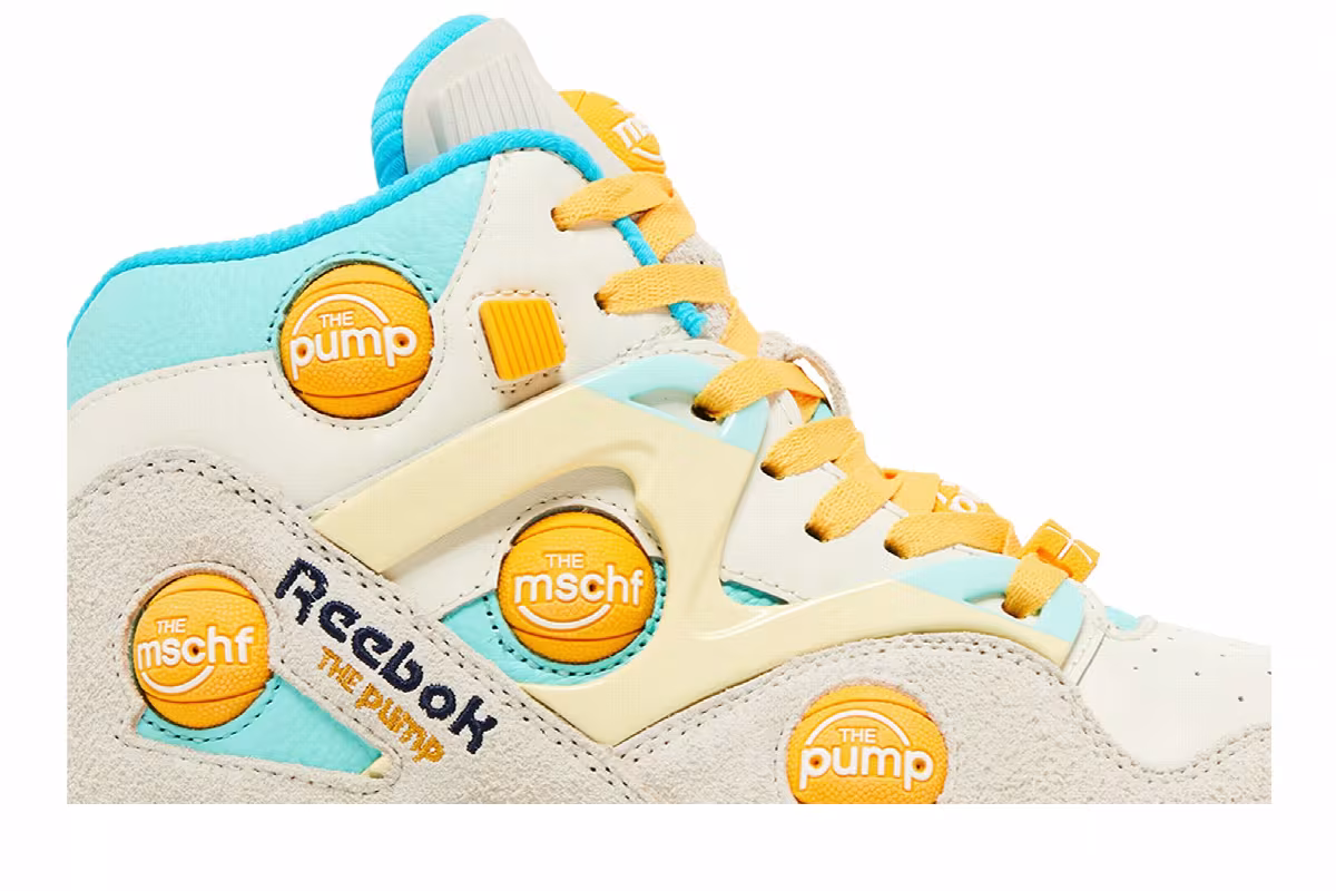 MSCHF x Pump Omni Zone IX Sunbleached, view 3
