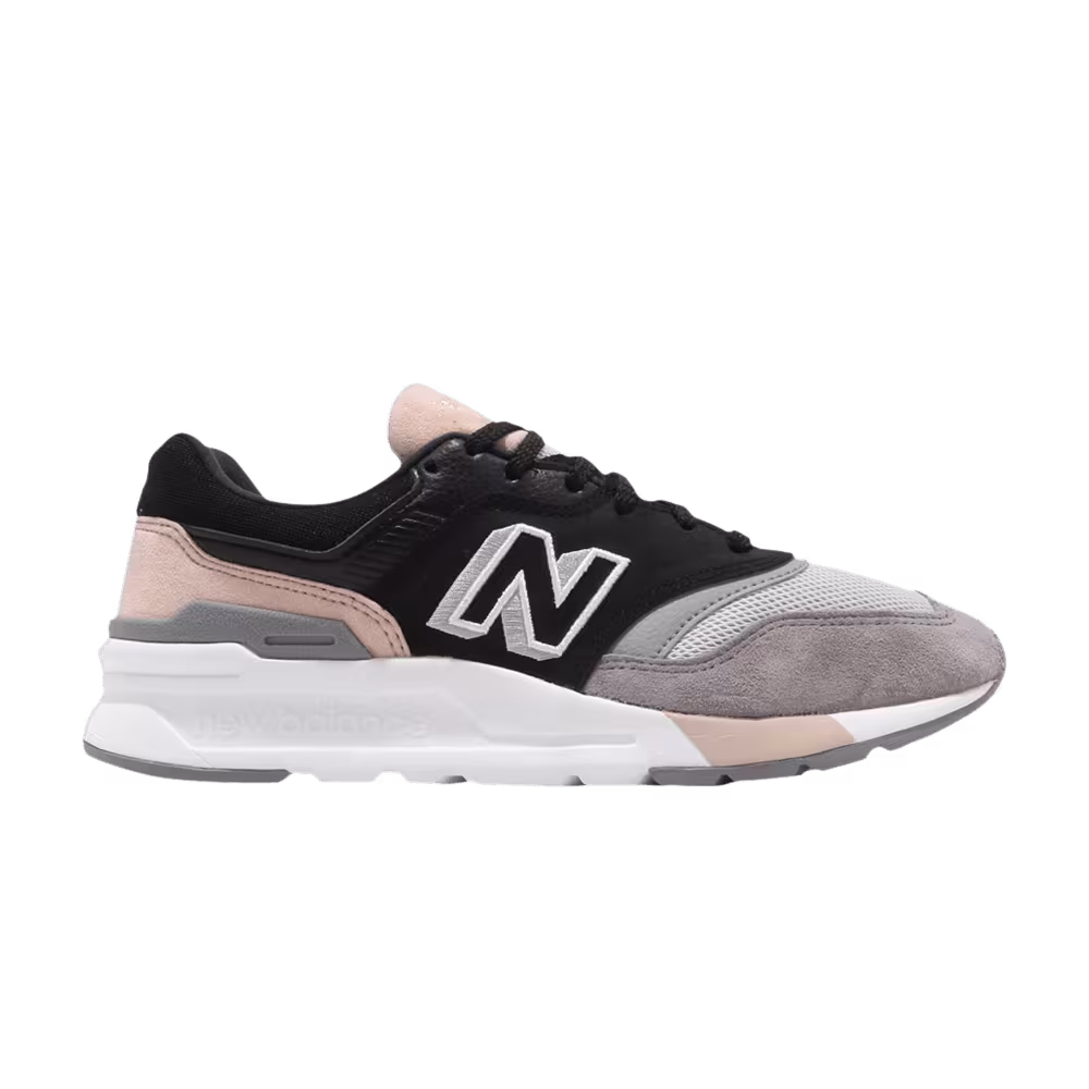 New Balance Women's 997 Black Grey Pink