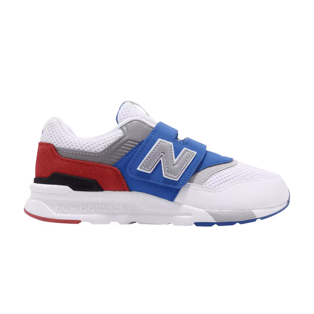 New Balance 997 Little Kids Wide White Blue
