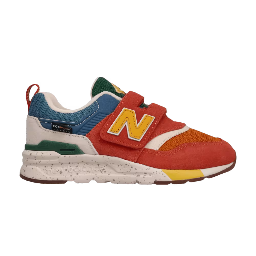 New Balance 997 Little Kids Wide Orange Blue Green