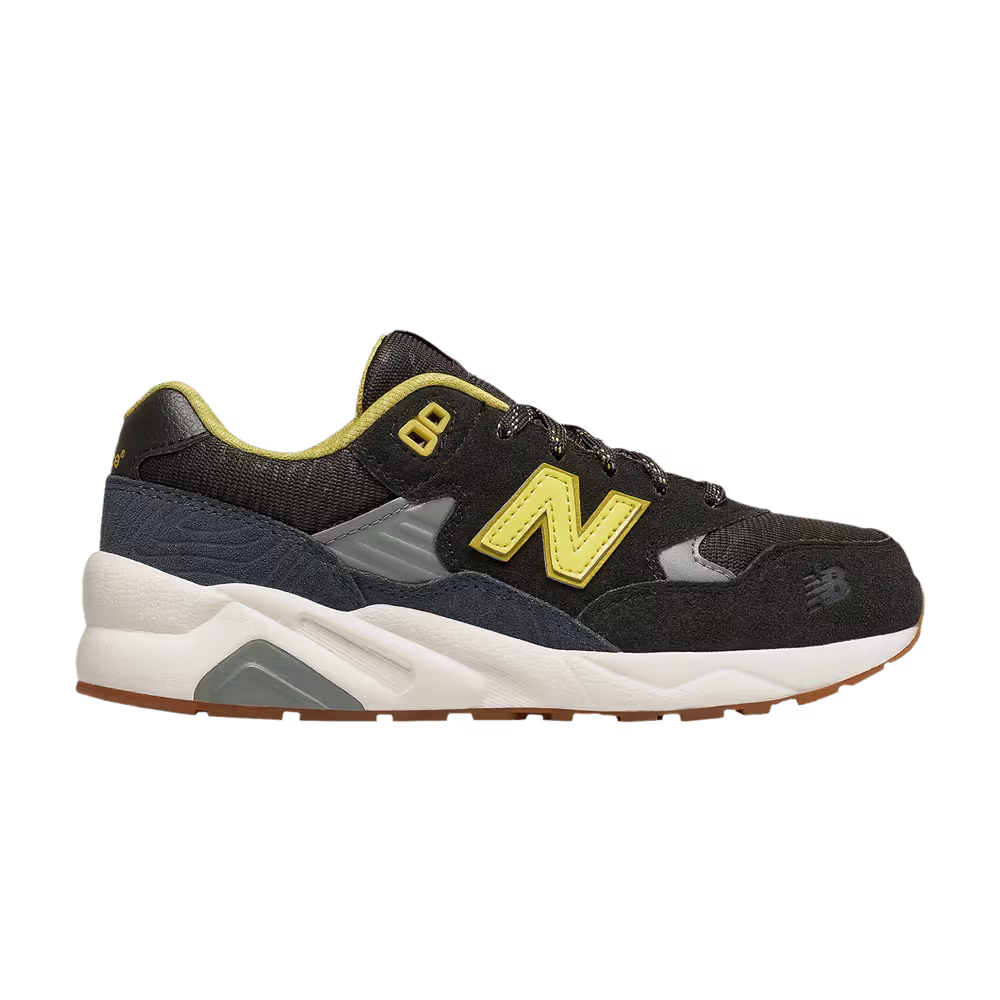 New Balance 580 Kids Black Celadon