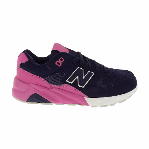 New Balance 580 Big Kid Wide 'Navy Pink'