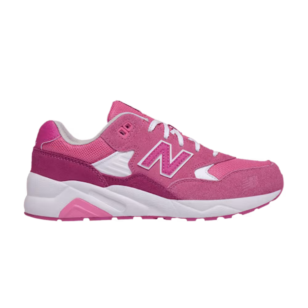New Balance 580 Big Kid Wide Paper Lights - Pink Glow