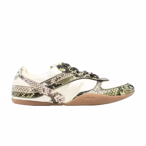 Miu Miu Wmns Python Print Sneakers 'Ananas Felce'