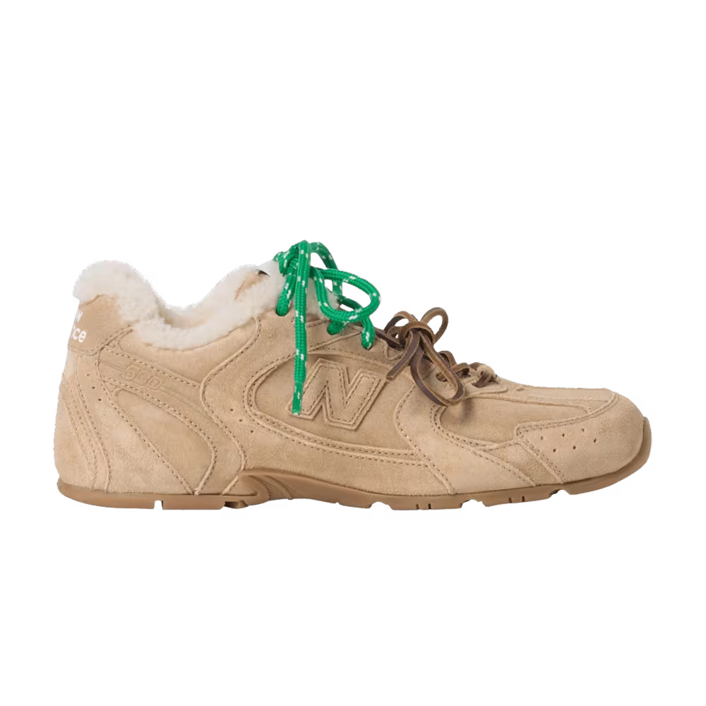 New Balance x Miu Miu 530 SL Bleached Ecru Shearling