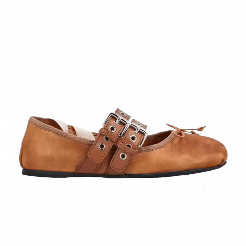 Miu Miu Wmns Ballerina 'Caramel'