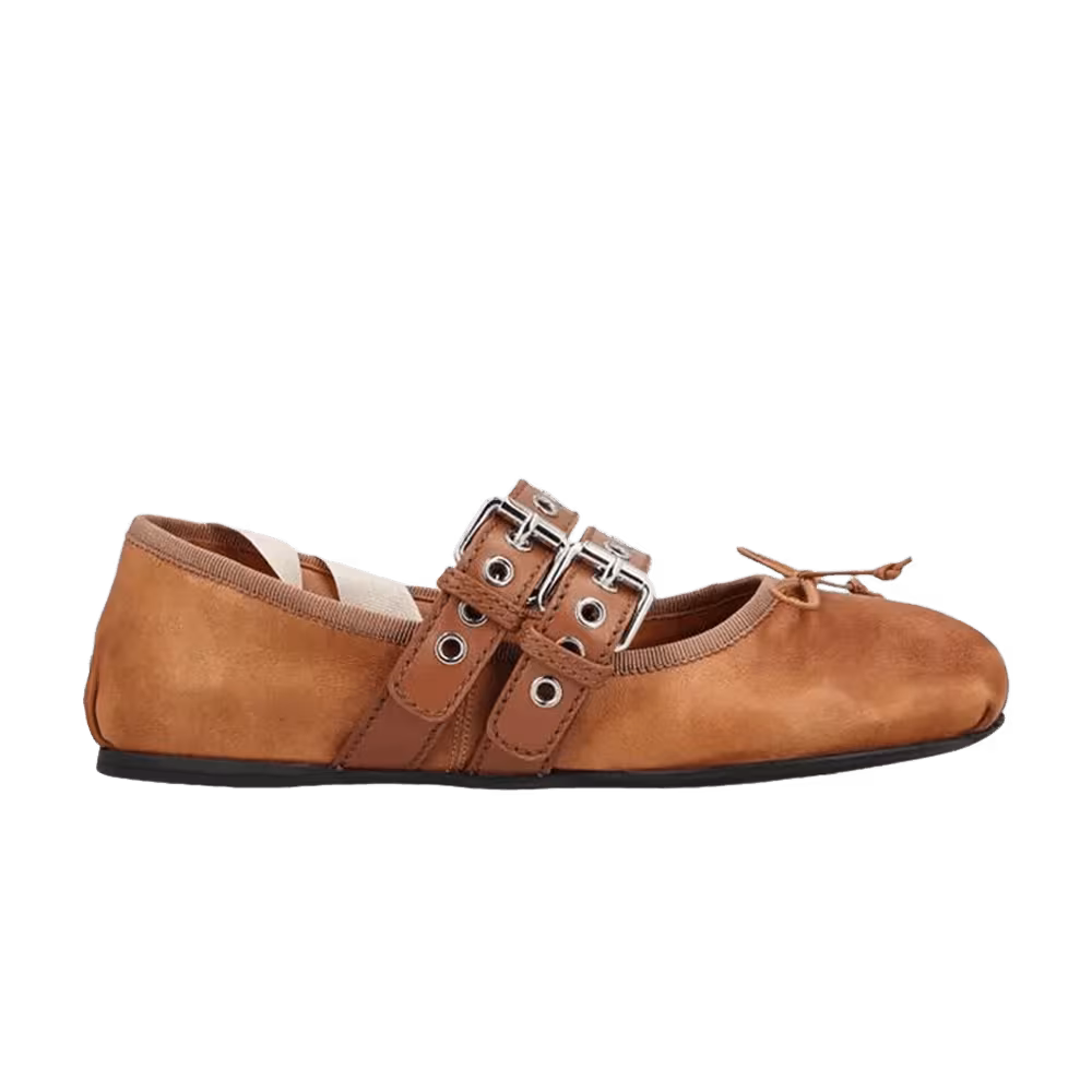 Miu Miu Women's Ballerina Caramel