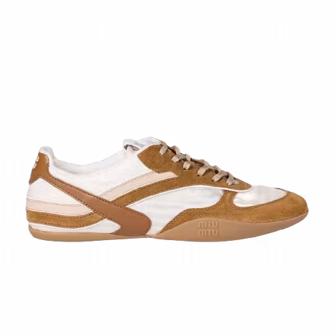 Miu Miu Wmns Gymnasium Technical Sneaker 'Talco Cannella'