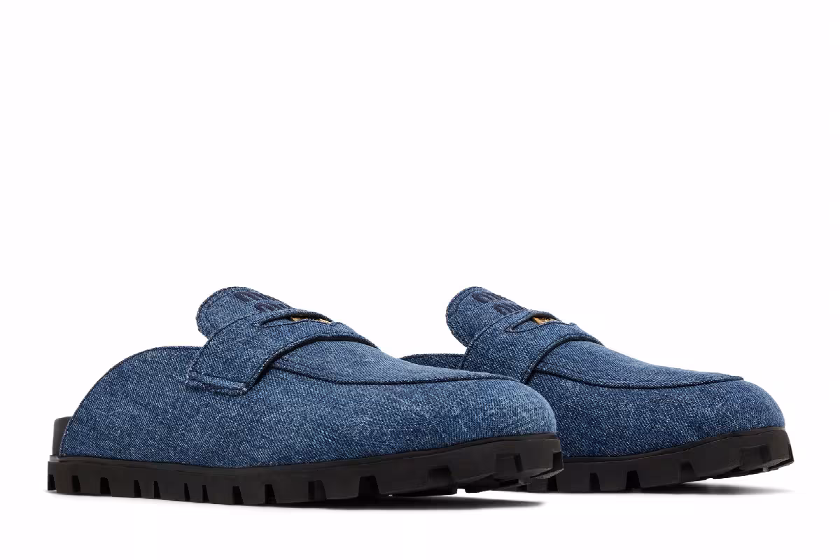Miu Miu Women's Mules Denim, view 9