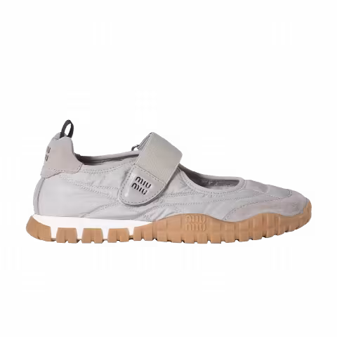 Miu Miu Wmns Tyre Ballerinas 'Cloudy Grey'