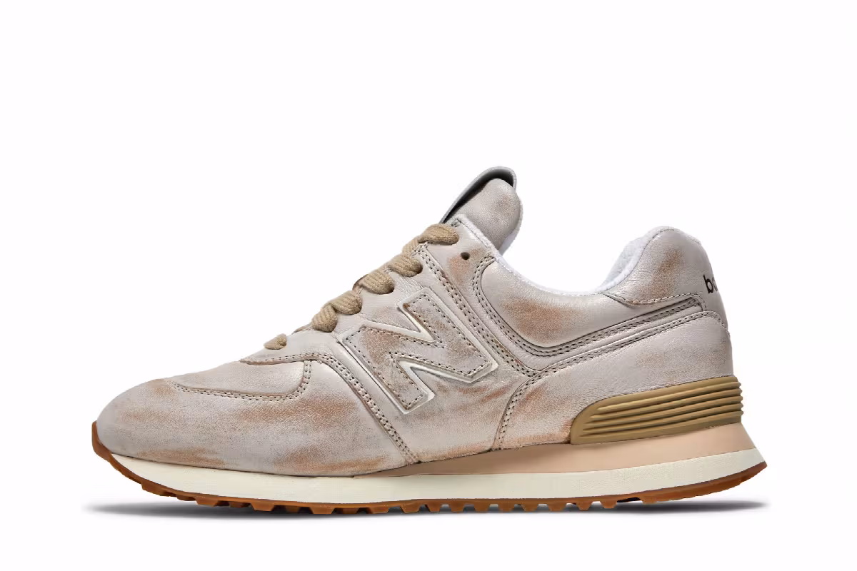 Miu Miu x Women's 574 Vintage-Effect Nappa, view 4