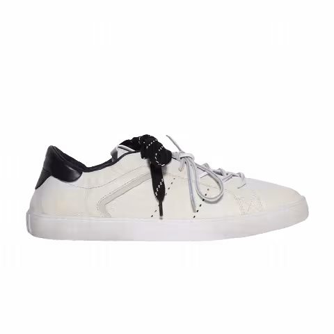 Miu Miu Wmns Deco Leather Sneaker 'White Royal Blue'
