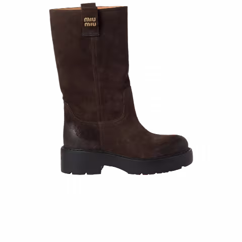 Miu Miu Wmns Suede Ankle Boot 'Moro'