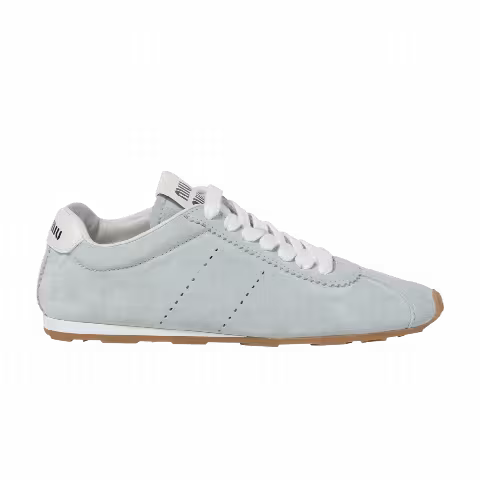 Miu Miu Wmns Plume Suede Sneaker 'Light Blue'