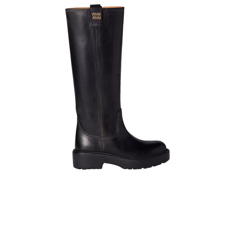 Miu Miu Women's Fume Boot Black