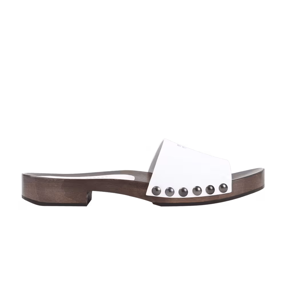 Miu Miu Women's Slide Sandal White