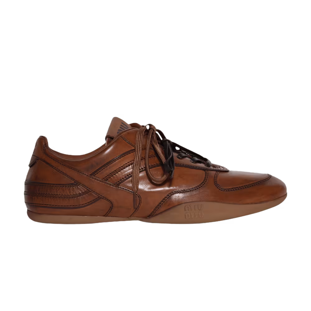 Miu Miu Women's Gymnasium Sneaker Cognac