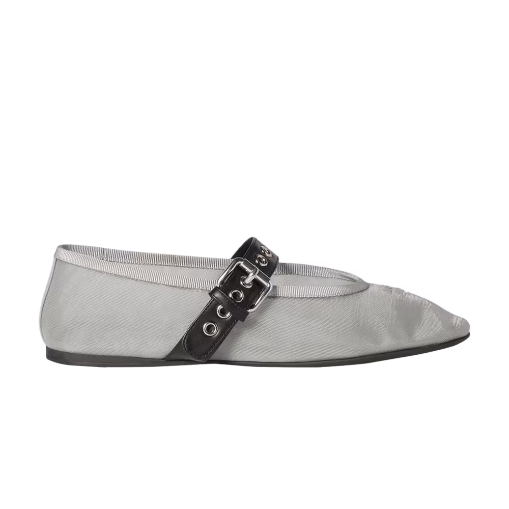 Miu Miu Women's Ballerinas Aluminum