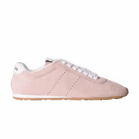 Miu Miu Wmns Plume Suede Sneaker 'Orchid Pink'