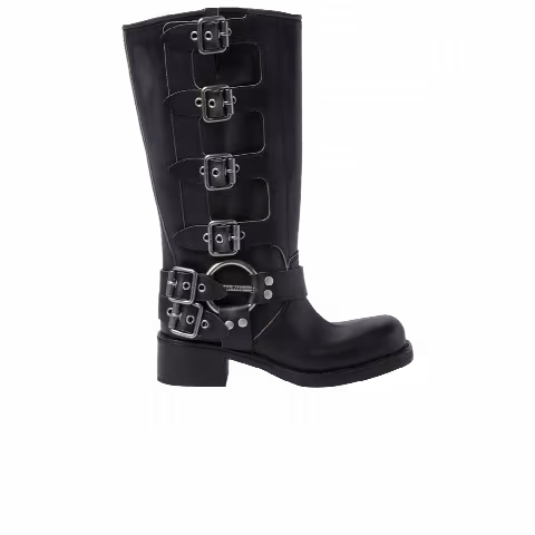 Miu Miu Wmns Biker Boot 'Black'