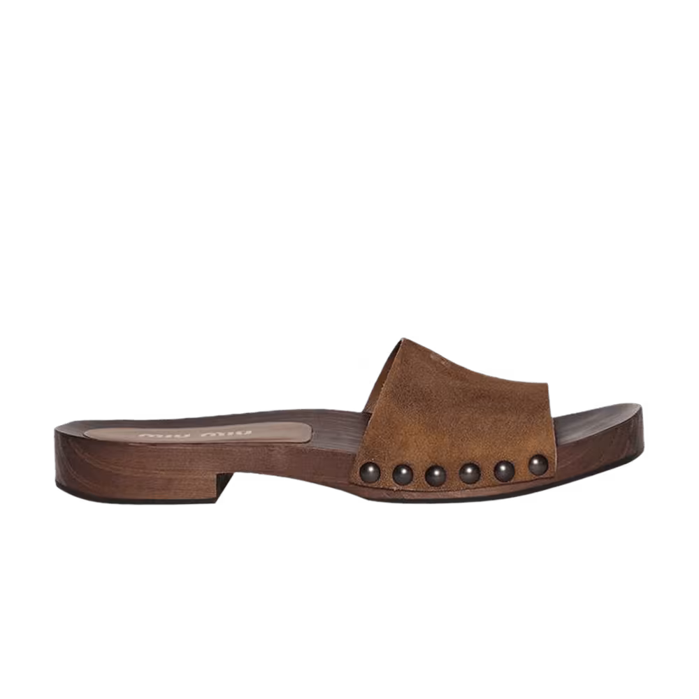 Miu Miu Women's Slide Sandal Cannella