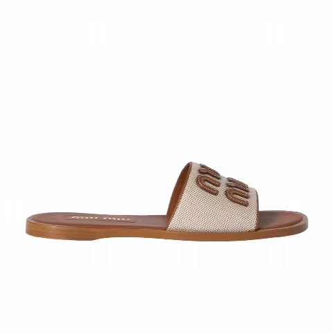 Miu Miu Wmns Slide 'Beige Brandy'